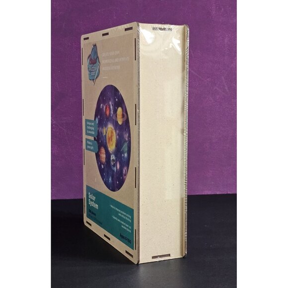 Studio Puzzle Art Solar System, 388 Piece Round Wood Puzzle - Picture 6 of 8
